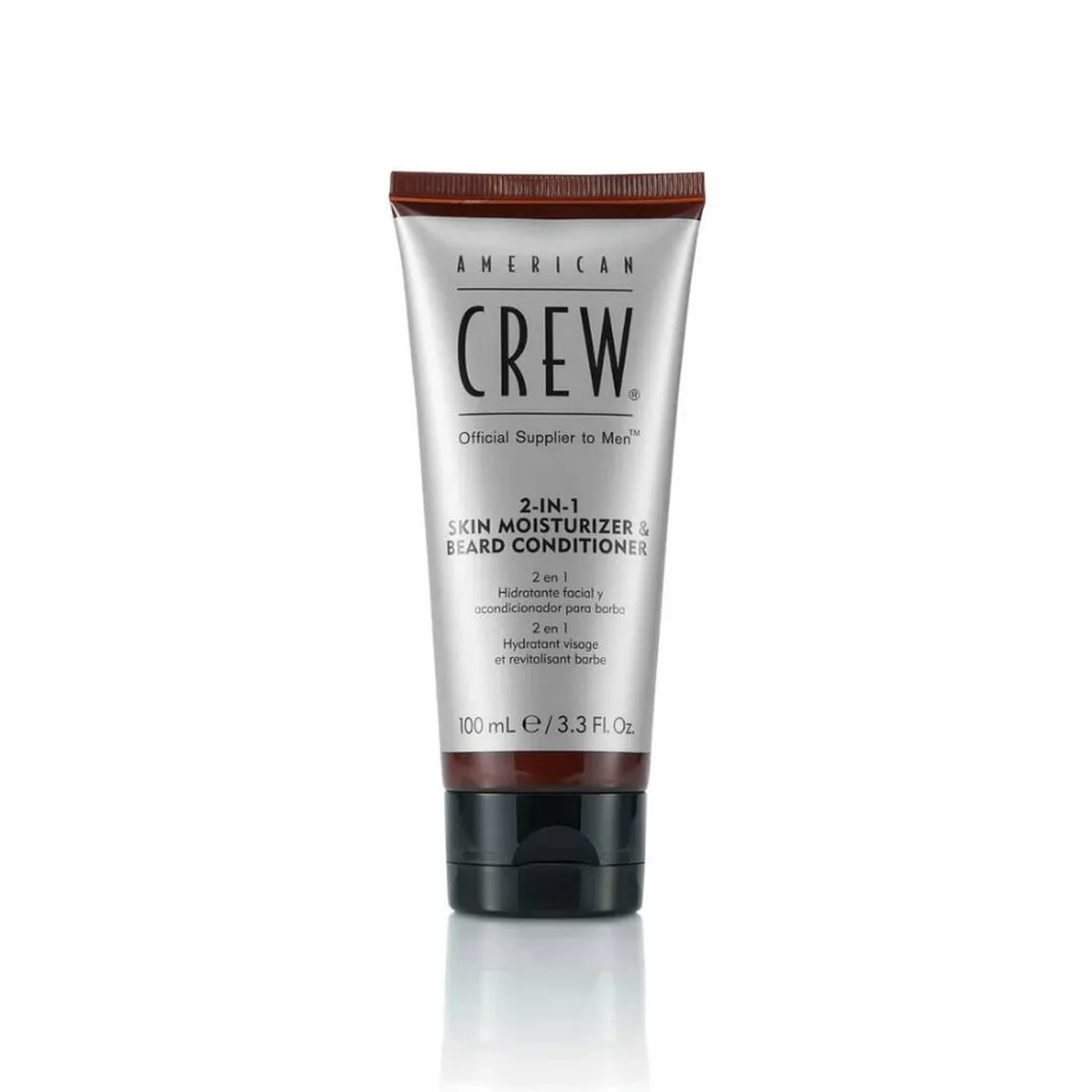 2en1 Hydratant Visage et Revitalisant Barbe 100ml American Crew - Huile de Rasage Homme sur MenCorner