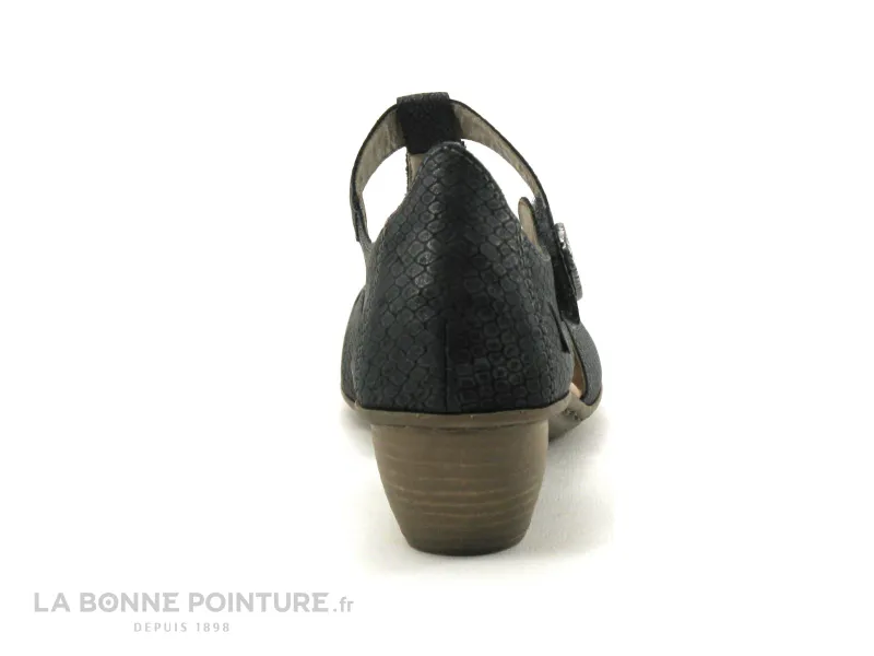 Achat chaussures Rieker Femme Escarpin, vente Rieker 43750-45 granit - Escarpin bride salome