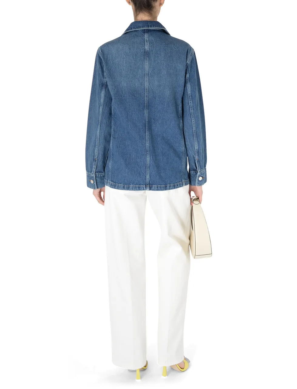 Anine Bing Veste Alden en denim bleu