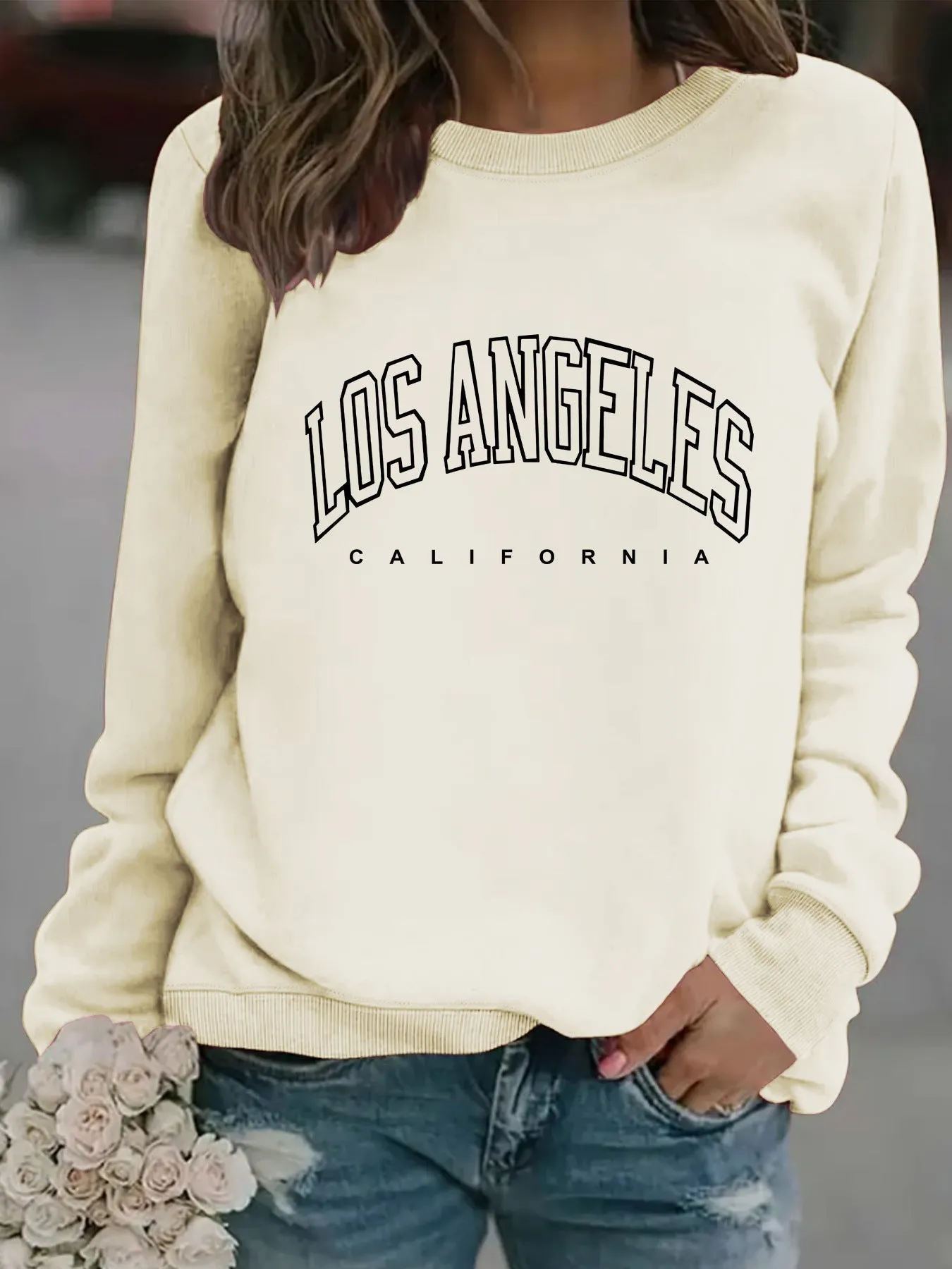 Avae | Pull col rond  Los Angeles  pour femmes