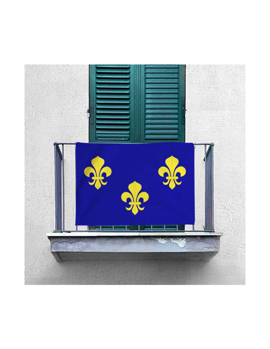 Bannière-drapeau de la France avant la Révolution (70x100 cms.) ⚔️ Boutique