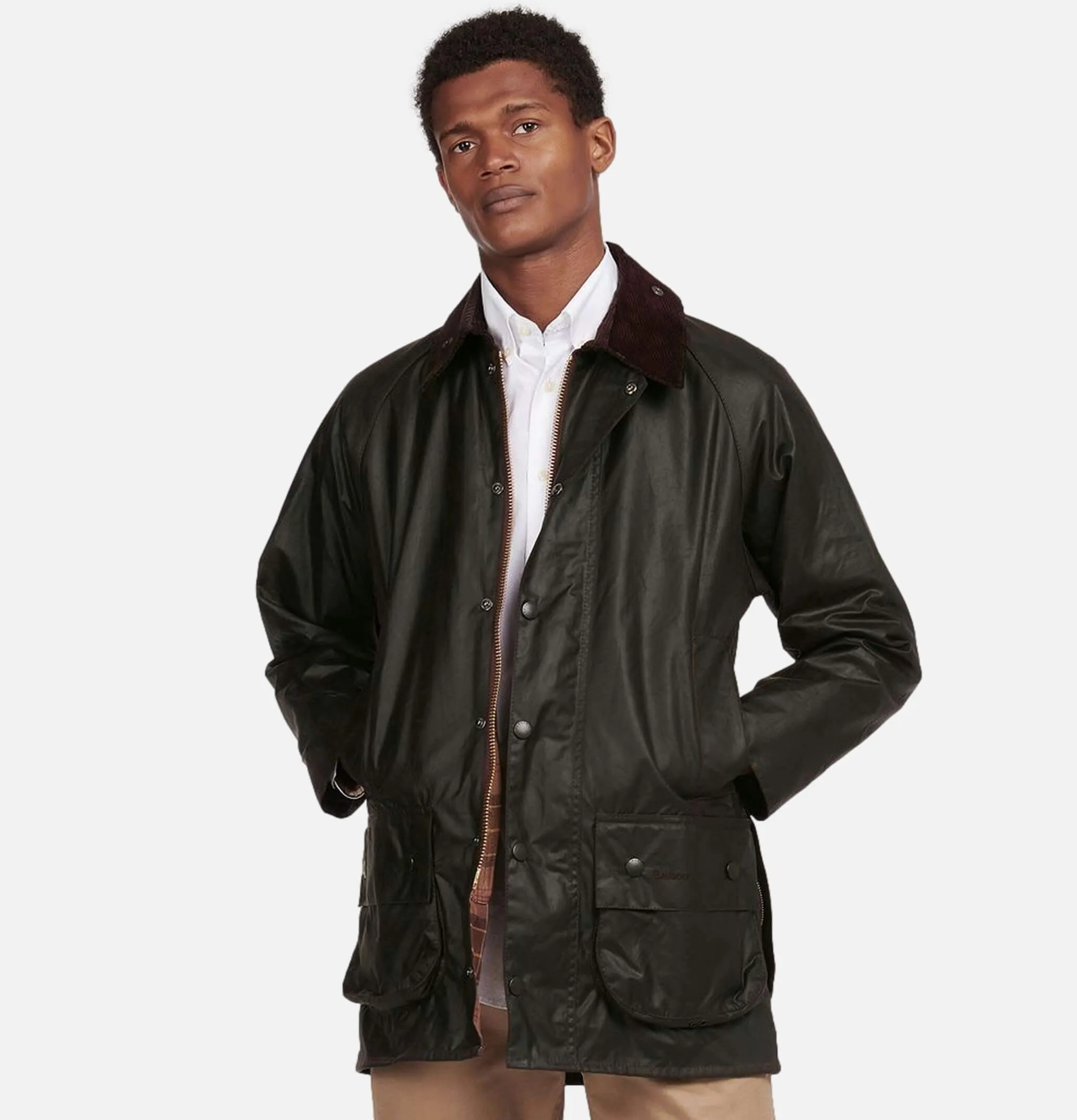 Barbour | Veste Beaufort Wax Olive | Shop Royalcheese Paris