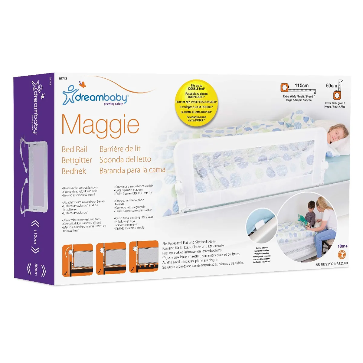 Barrière de Lit Maggie - Blanc