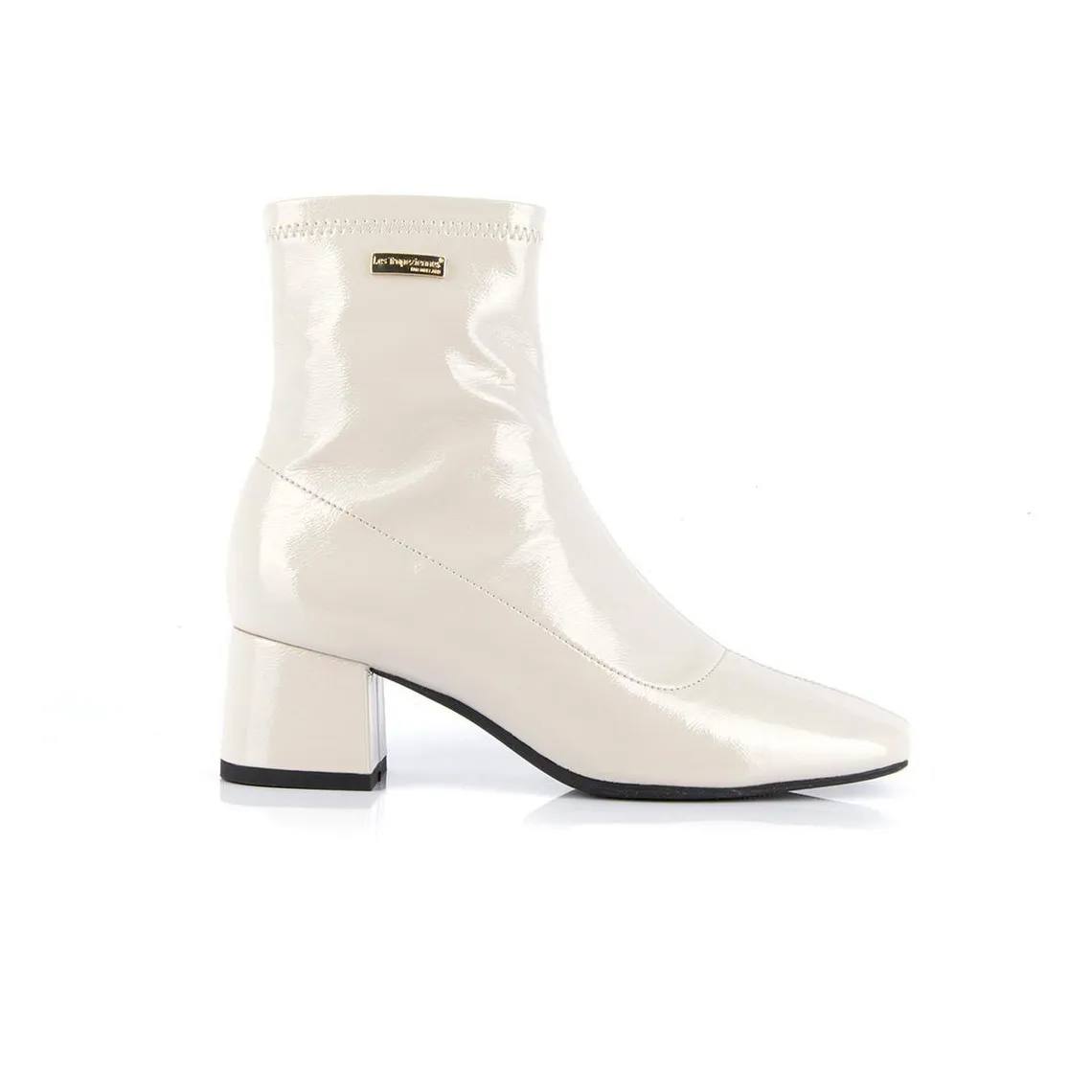 Boots femme blanc vernis DANIELA | 3 Suisses