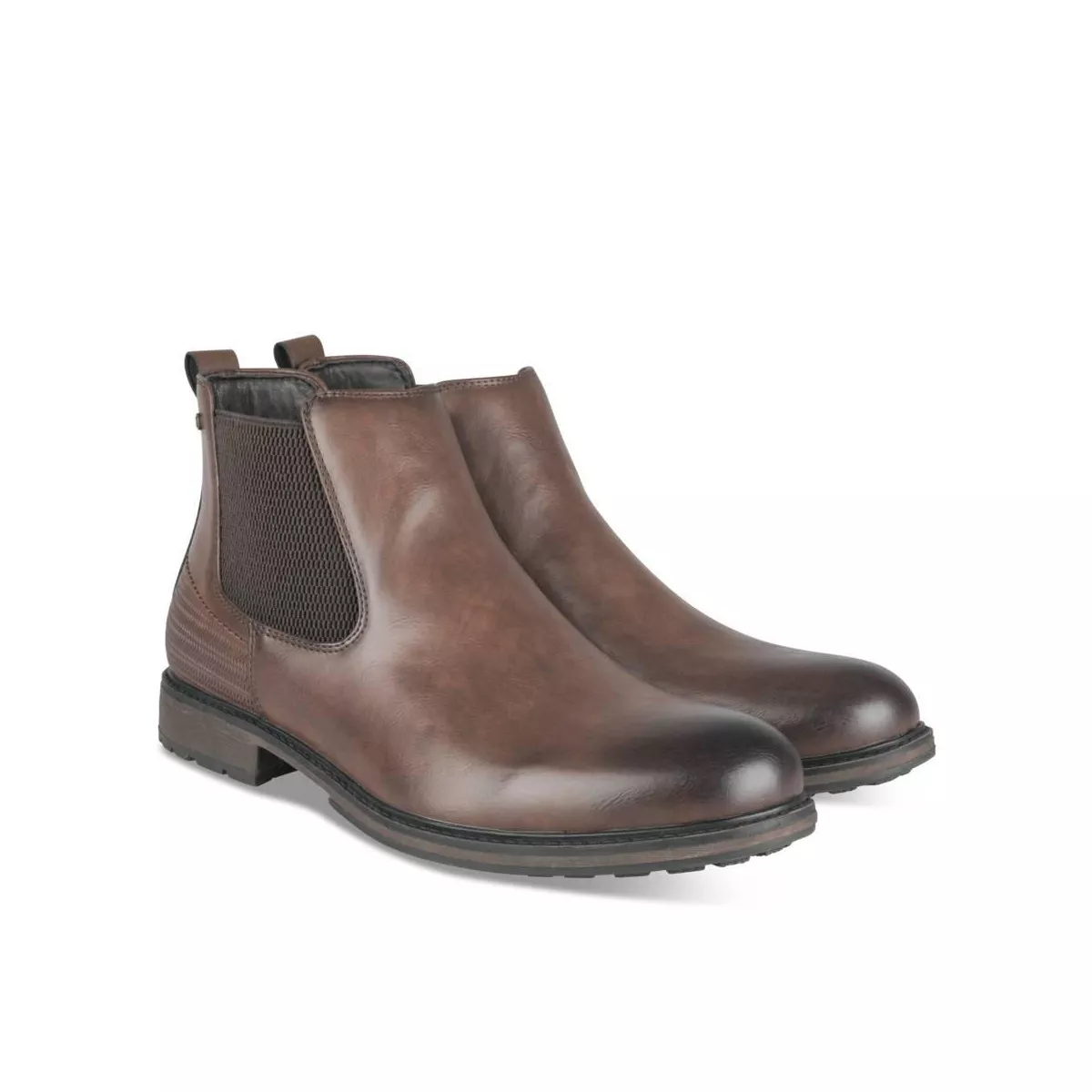 Bottines COGNAC DENIM SIDE