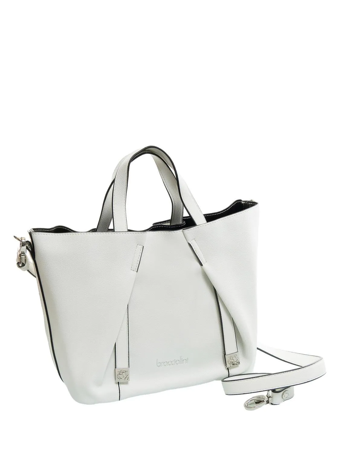 Braccialini Gio Sac À Main Avec Bandoulière Blanc - Achetez À Prix Outlet!