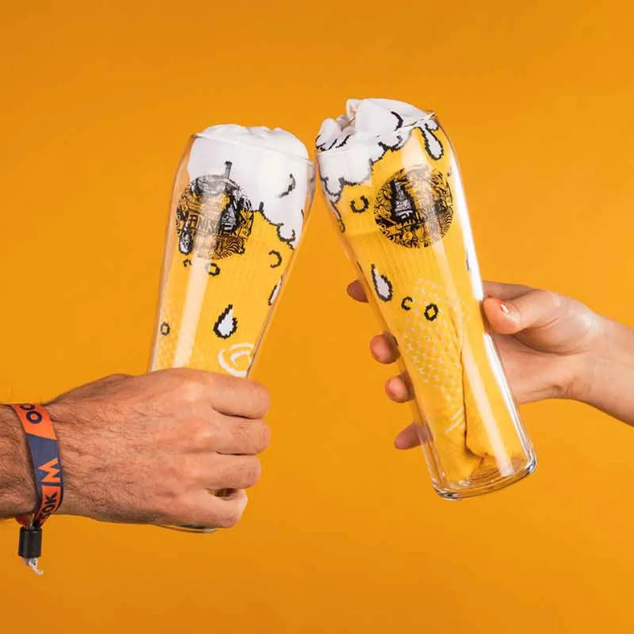 BV SPORT CHAUSSETTES TRAIL ULTRA NUTRISOCKS BIERE Chaussettes de trail