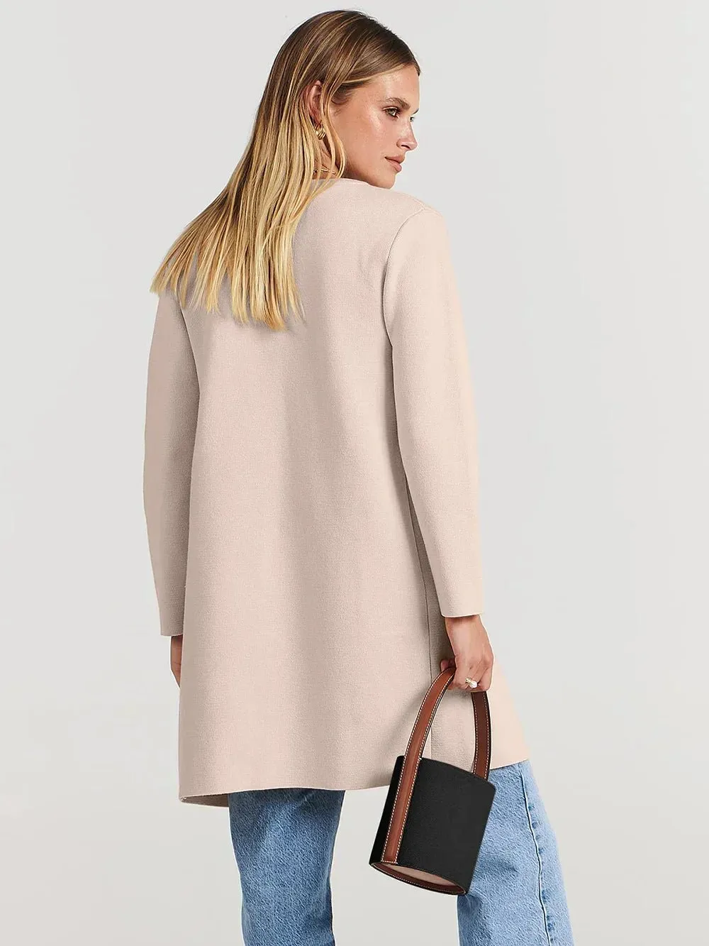 Calista | Trench-coat Long Femme avec Col légant
