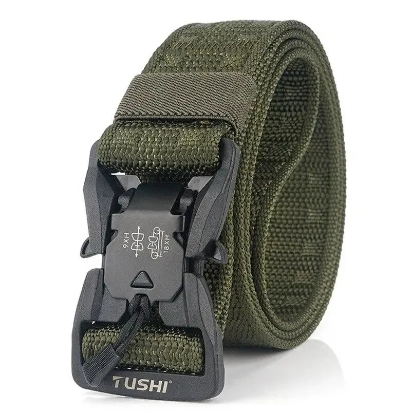 CEINTURE MILITAIRE TACTIQUE VERTE