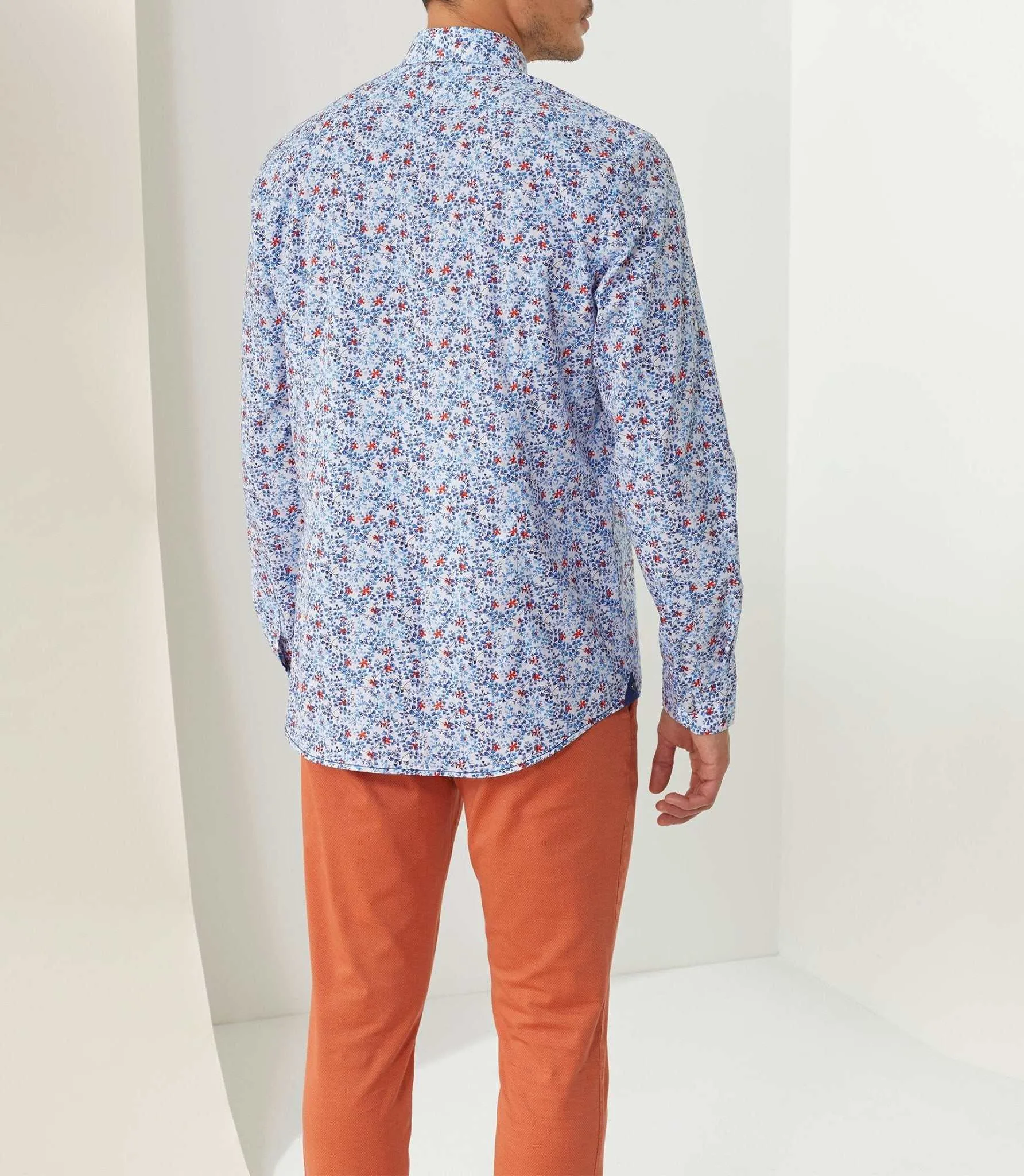 Chemise casual bleu 