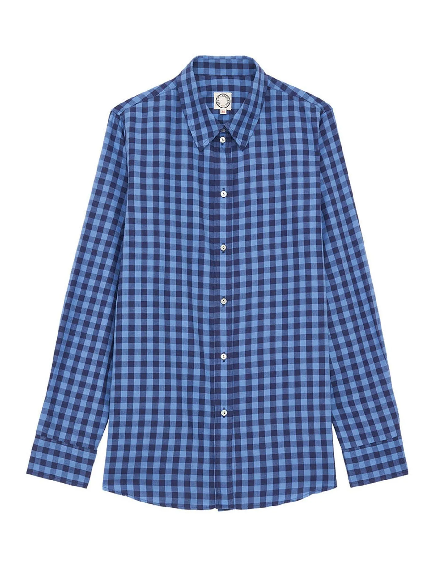 Chemise Martin bleue à carreaux