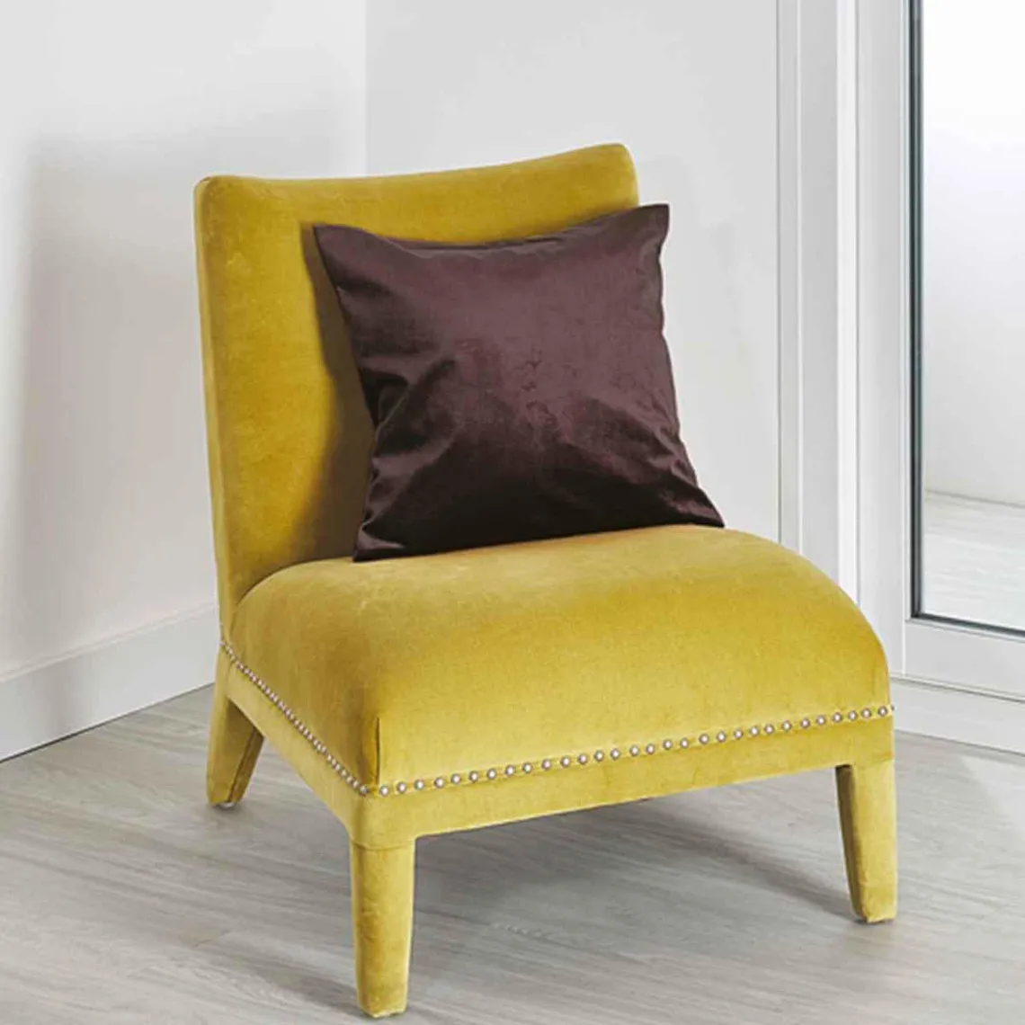 Coussin en Suédine Unie Taupe 045X045 cm SOFT | 3 Suisses