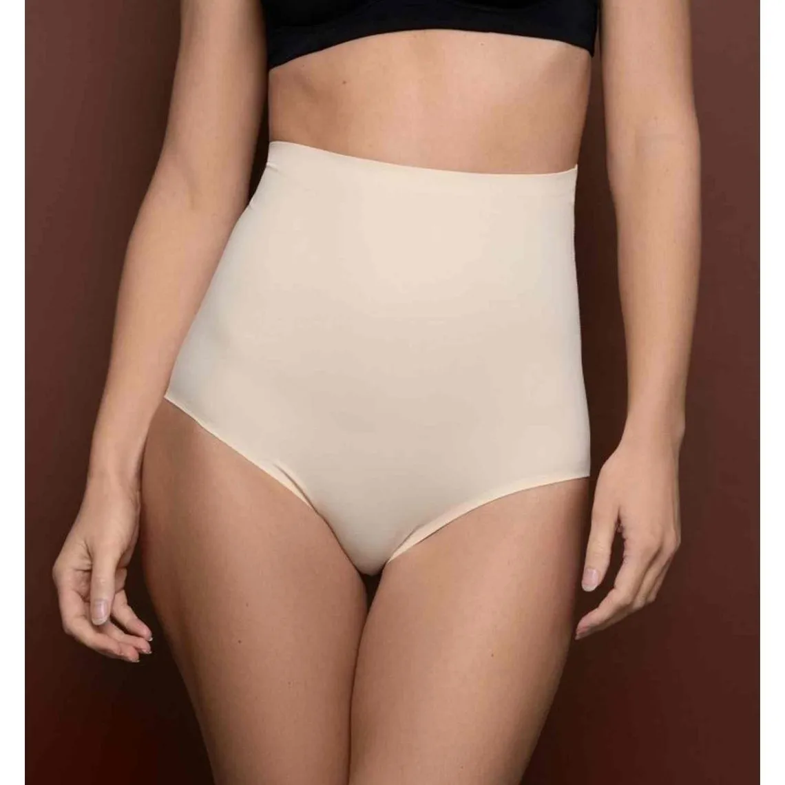 Culotte taille haute rembourrée - Beige | 3 Suisses