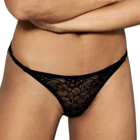 Culotte vegan éco-responsable Oeko-Tex en dentelle recyclée Amy Noir de Underprotection