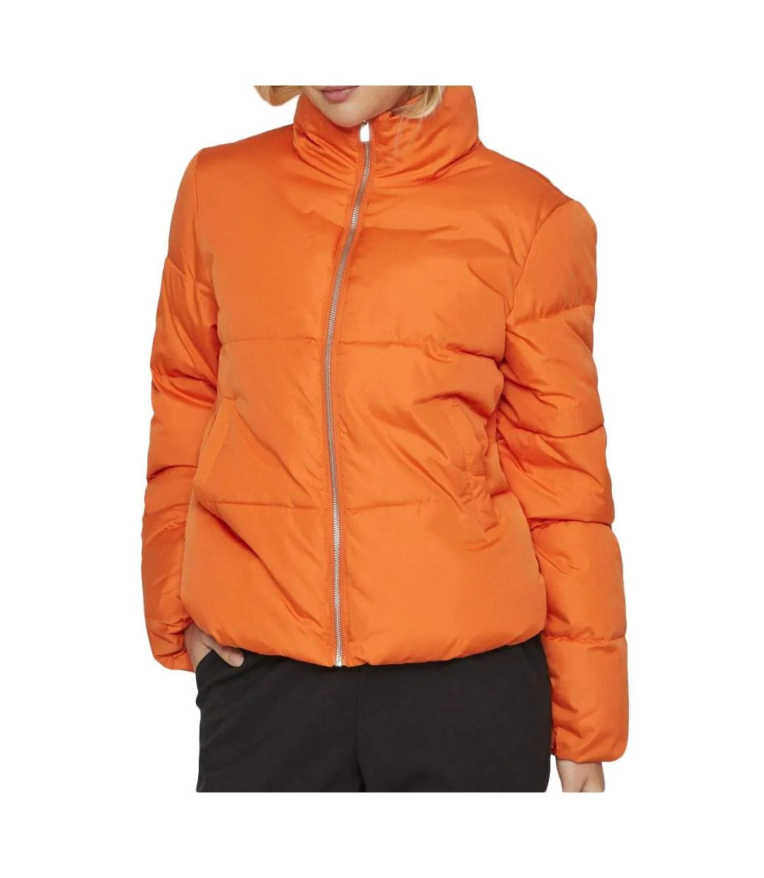 Doudoune Orange Femme Vila Vitate