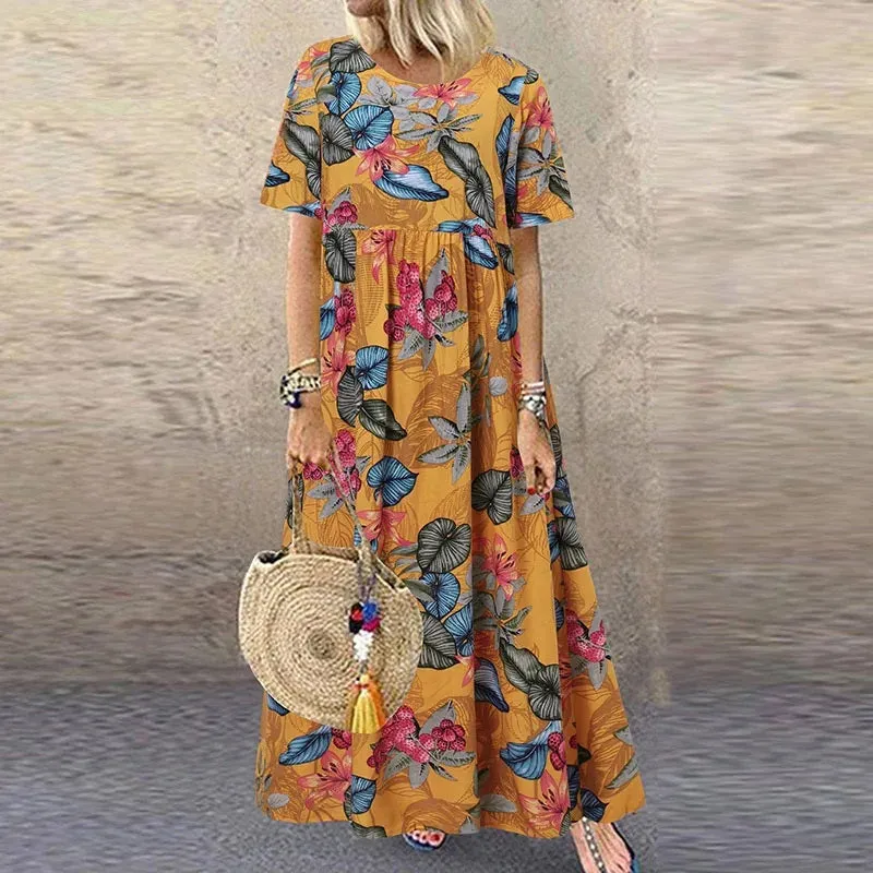 Elona | Robe Longue Bohème Pour Femme