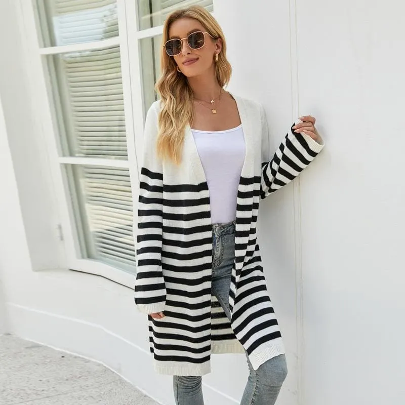 Gilet long chic femme