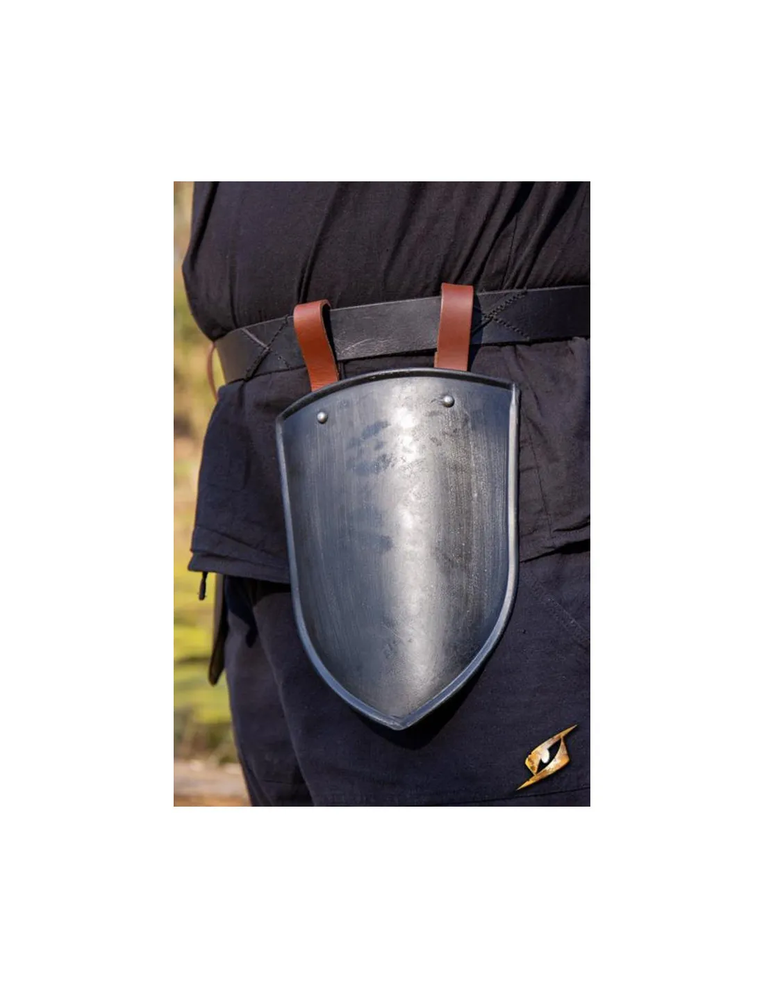 Glands médiévaux d'écuyer, finition noire ⚔️ Boutique Épées