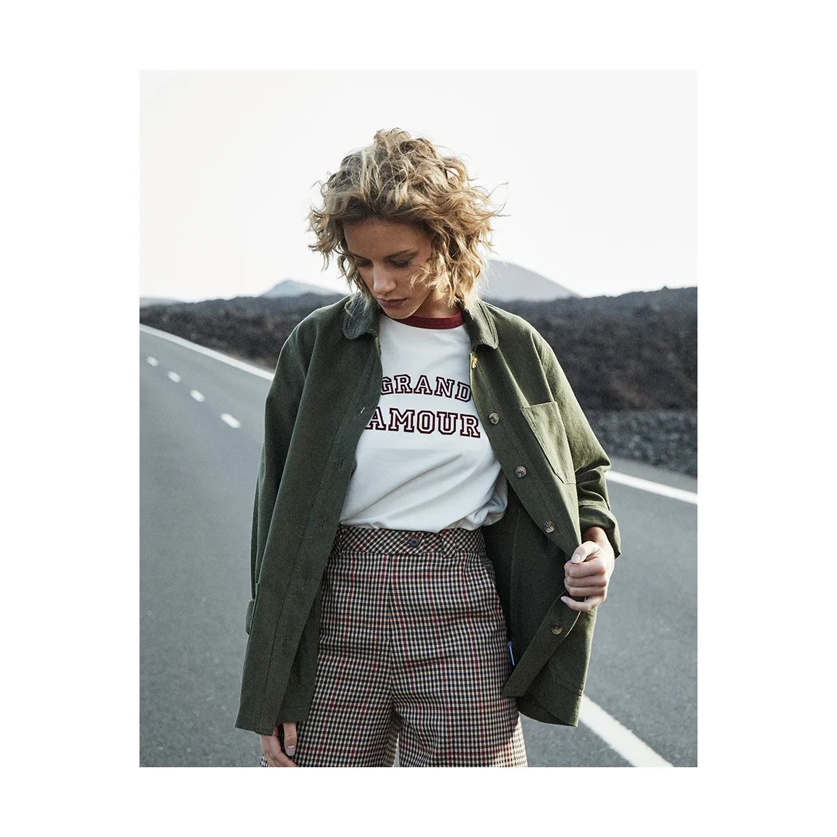 Grace et Mila - Tee shirt beige Grand Amour