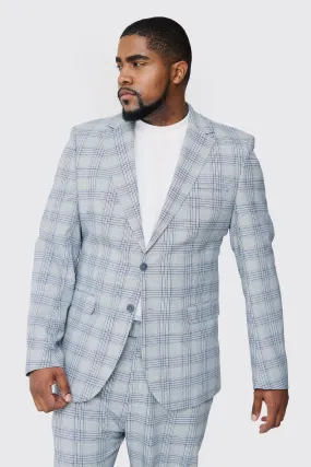 Grande taille - Blazer à carreaux