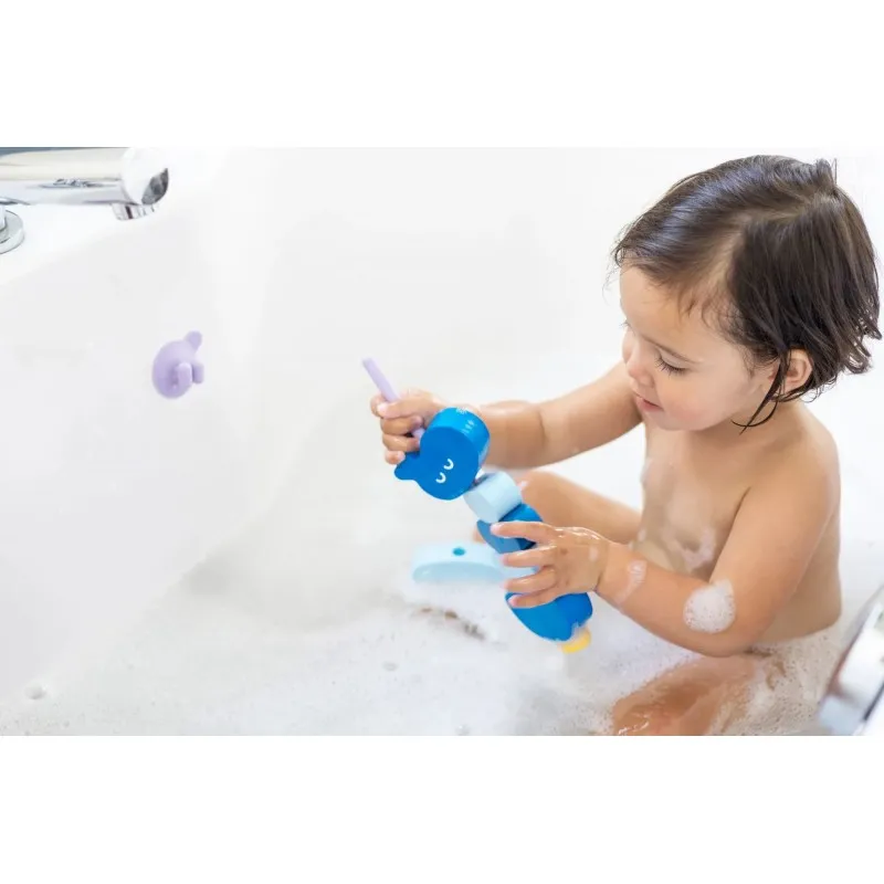 Guirlande de bain Beedi - Hippo - QUUT TOYS - Perlin Paon Paon