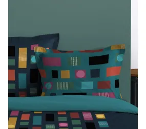 Housse De Couette 240x220 Tommy + 2 Taies 100% Coton