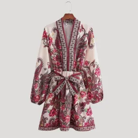 Islaith | Mini robe Paisley pour femme