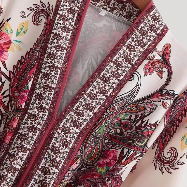 Islaith | Mini robe Paisley pour femme
