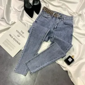 Jean Ceinture Léopard