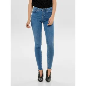 Jean skinny bleu en coton Alia | 3 Suisses