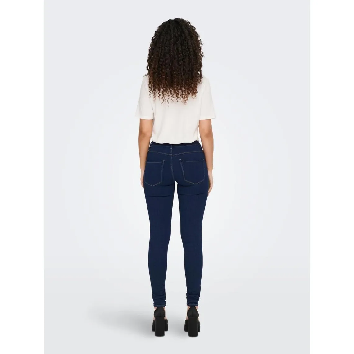 Jean skinny bleu en viscose Joy | 3 Suisses