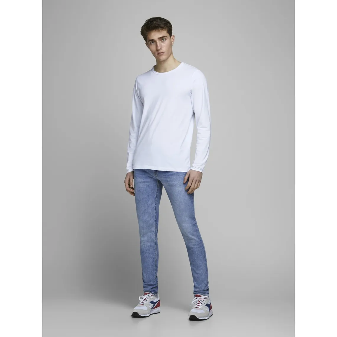 Jean skinny Skinny Fit Bleu en coton Ivor | 3 Suisses