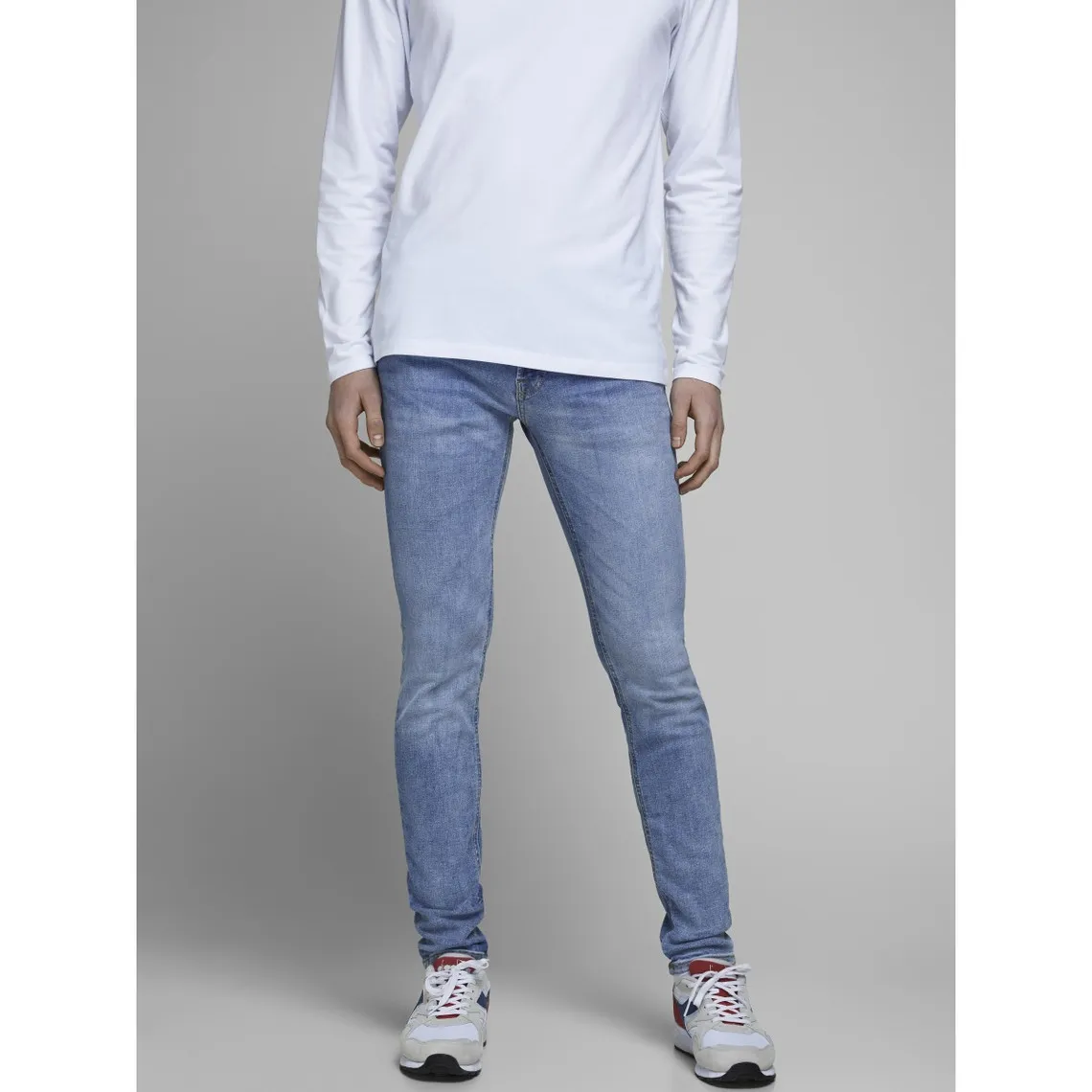 Jean skinny Skinny Fit Bleu en coton Ivor | 3 Suisses