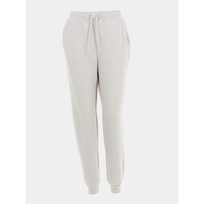 Jogging logo brodé shau chiné beige femme - Only | wimod