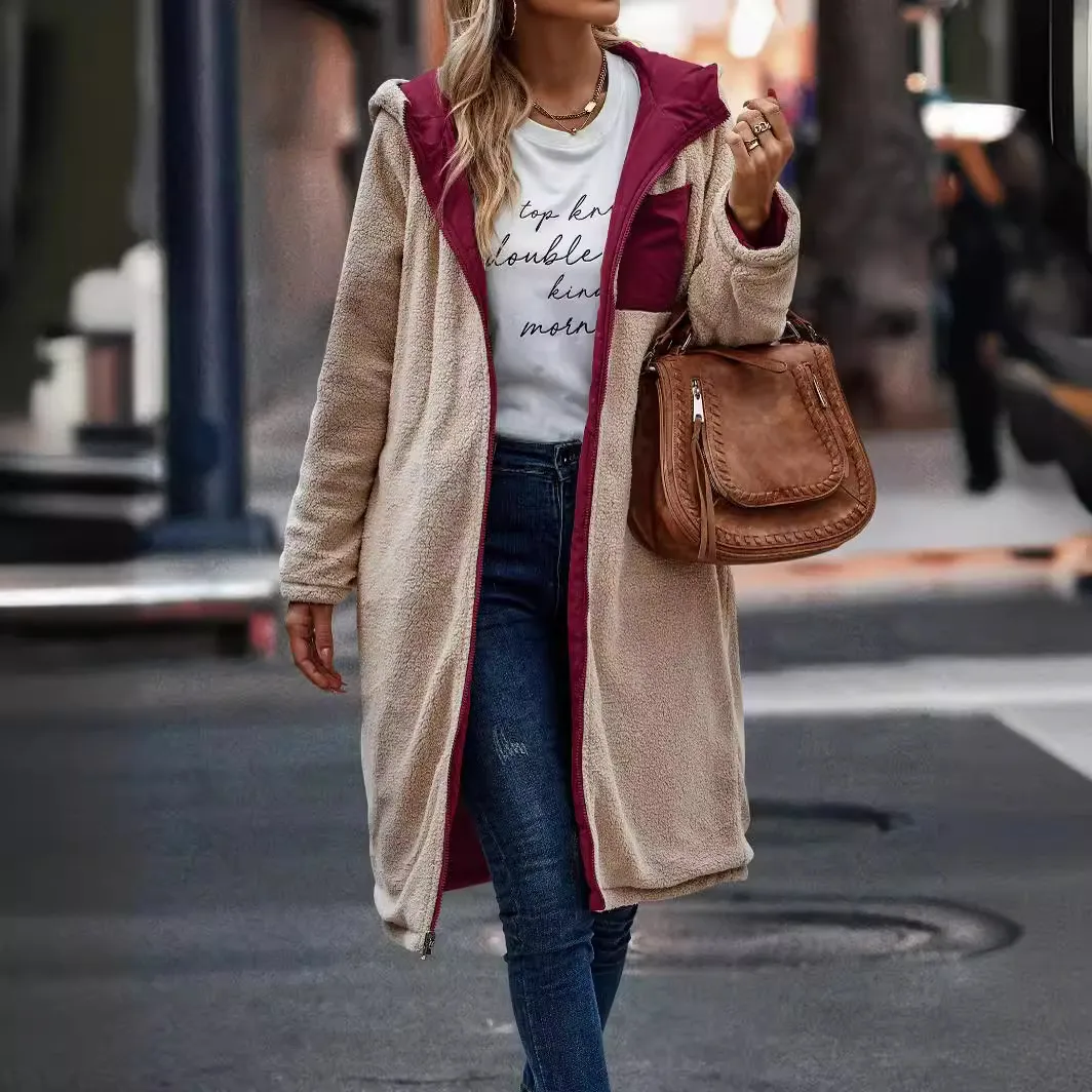 Kaylie - Veste à capuche tendance et réversible