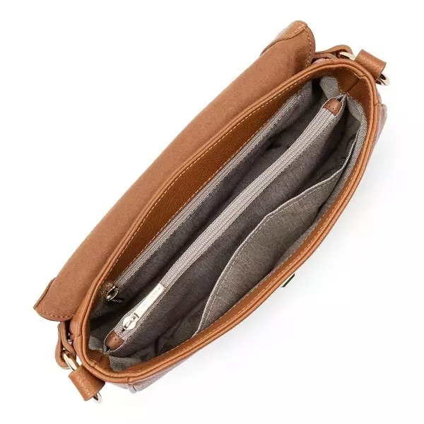 Lancaster - Grand sac travers Milano Sophia caramel