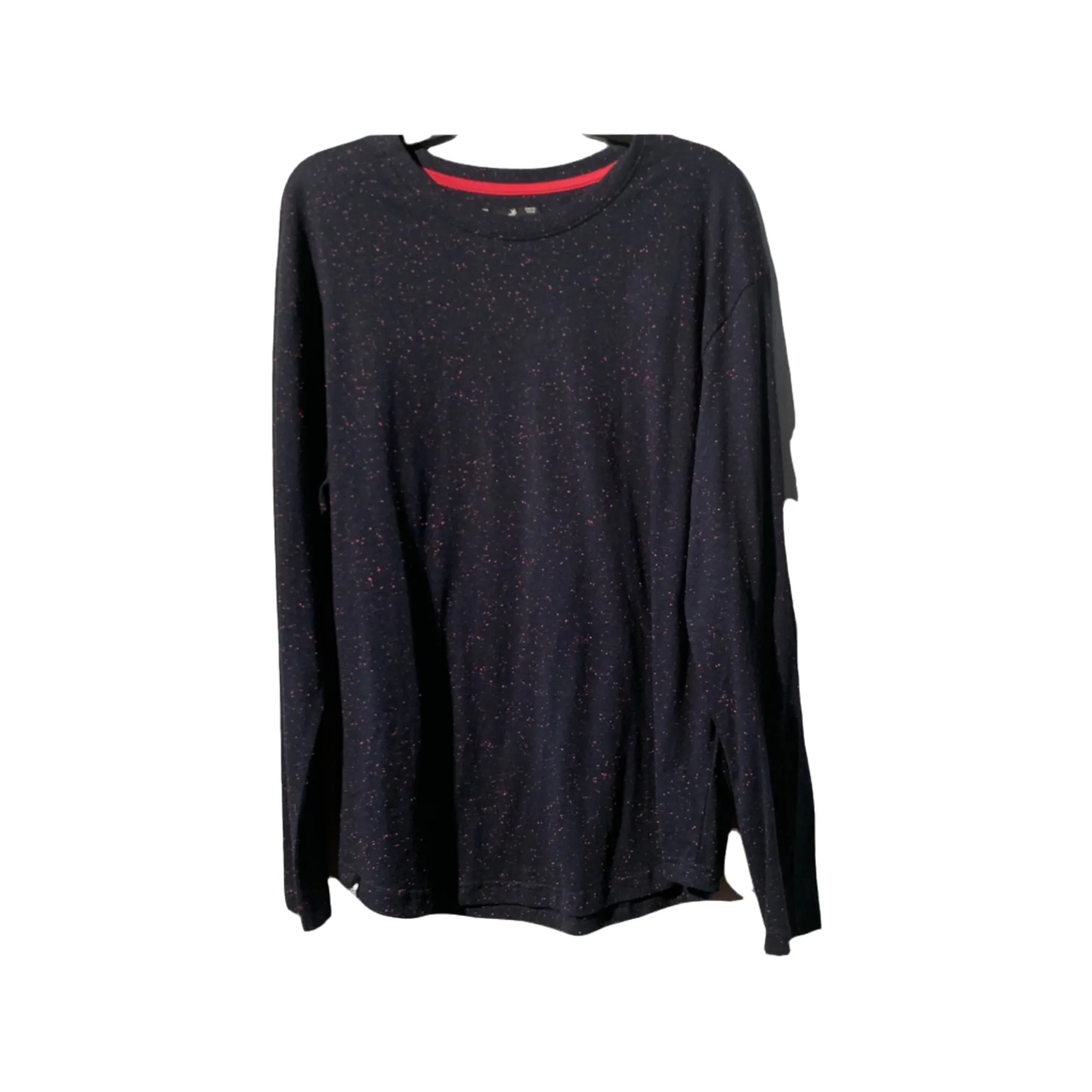 Longsleeve kangol bleu marin et rose