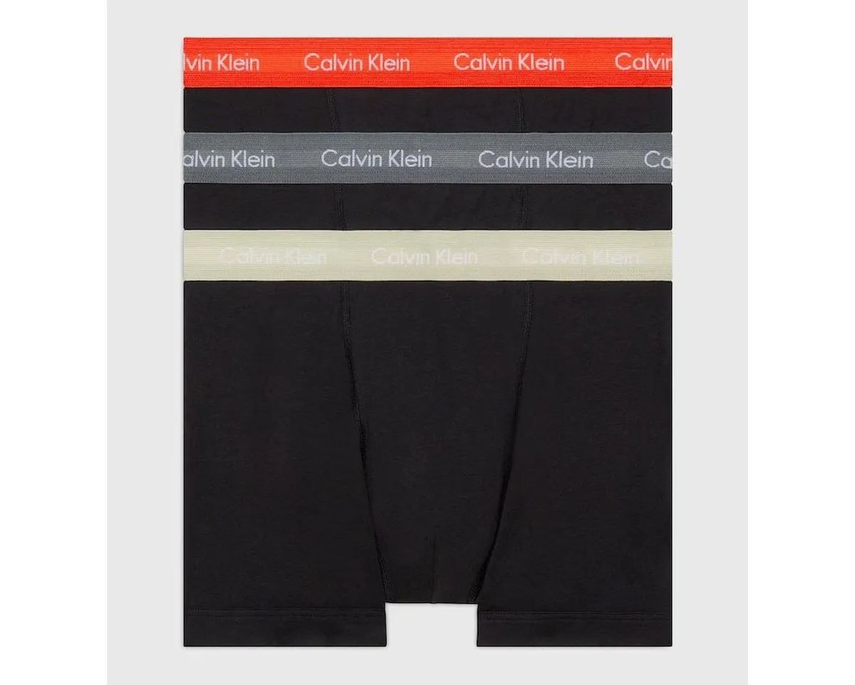 Lot 3 boxers Homme TRUNK 3PK Noir