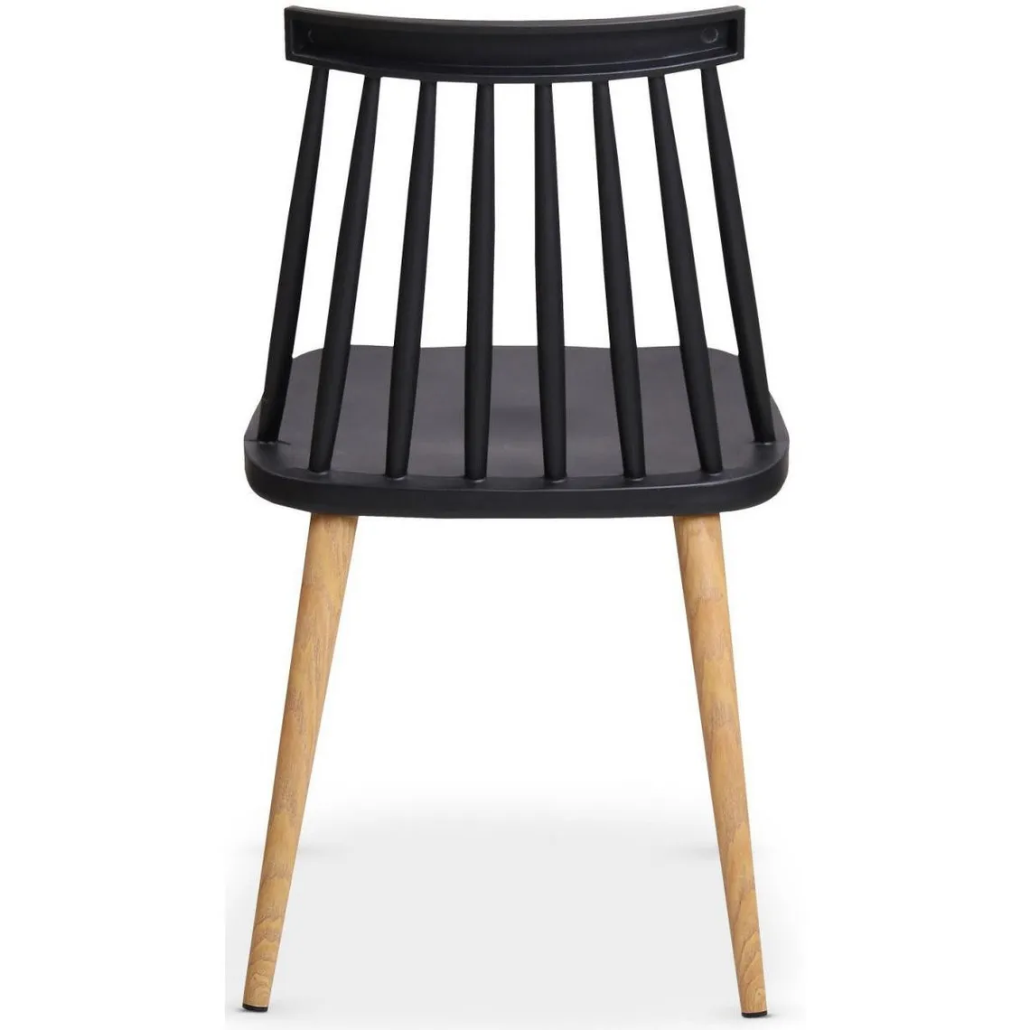 Lot de 2 chaises scandinaves noires TAPLA | Chaise 3 SUISSES