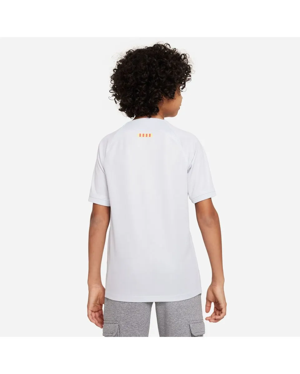 Maillot de football Enfant FCB Y NK DF STAD JSY SS 3R Blanc