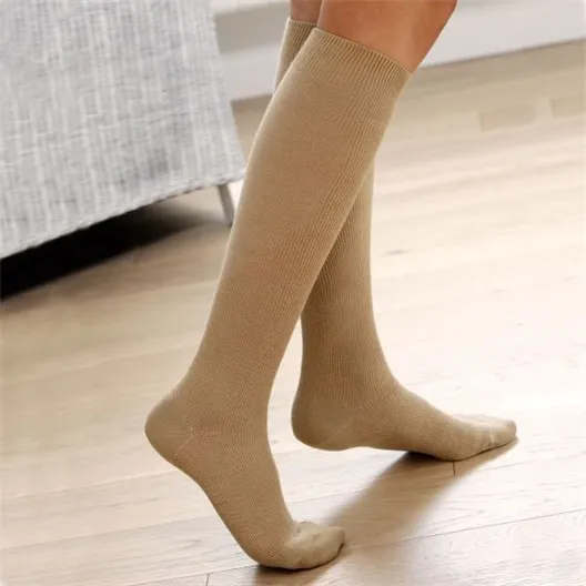 Mi-bas anti-fatigue beige ou noir