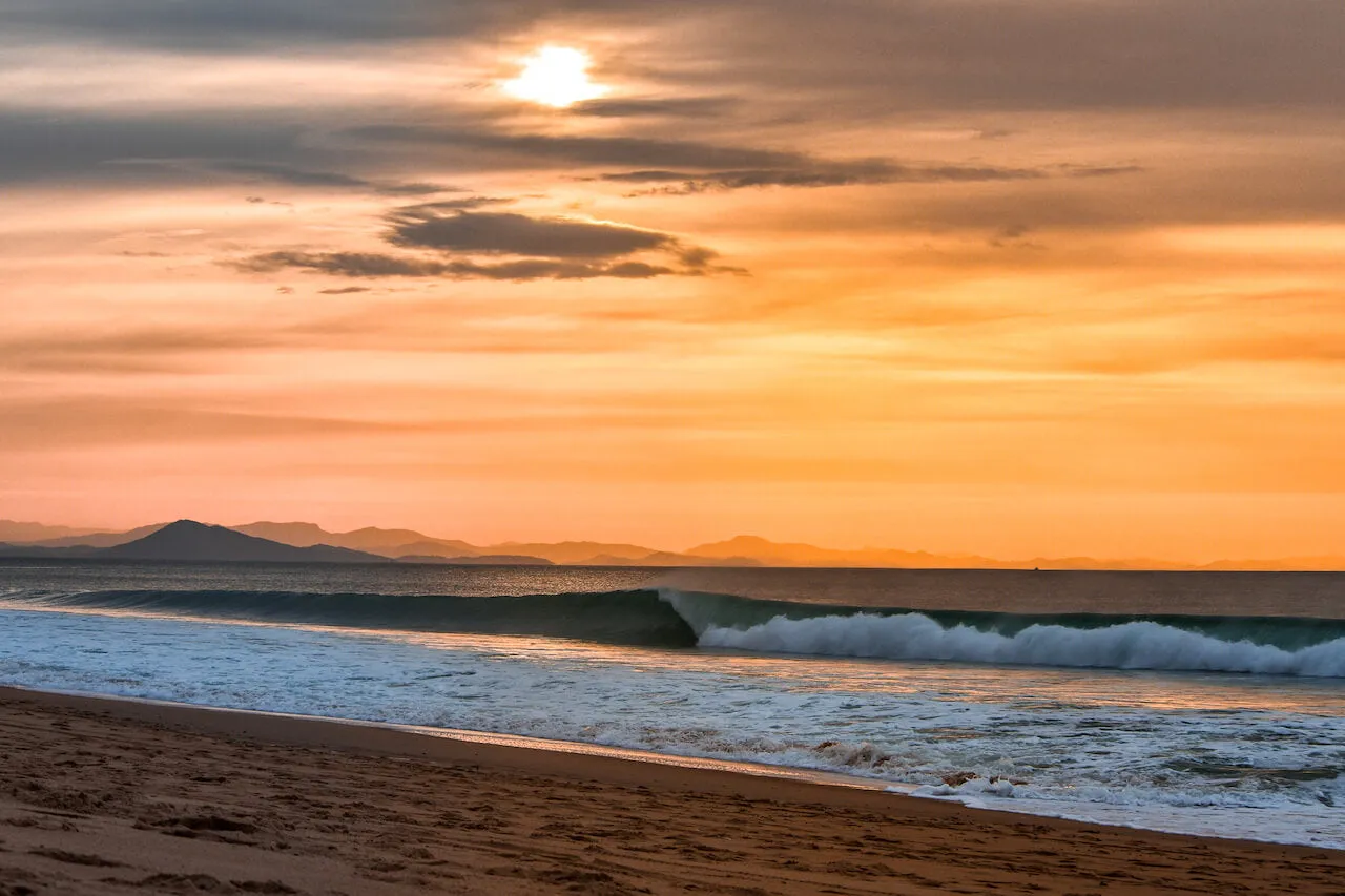 Orange Sunset - Poster