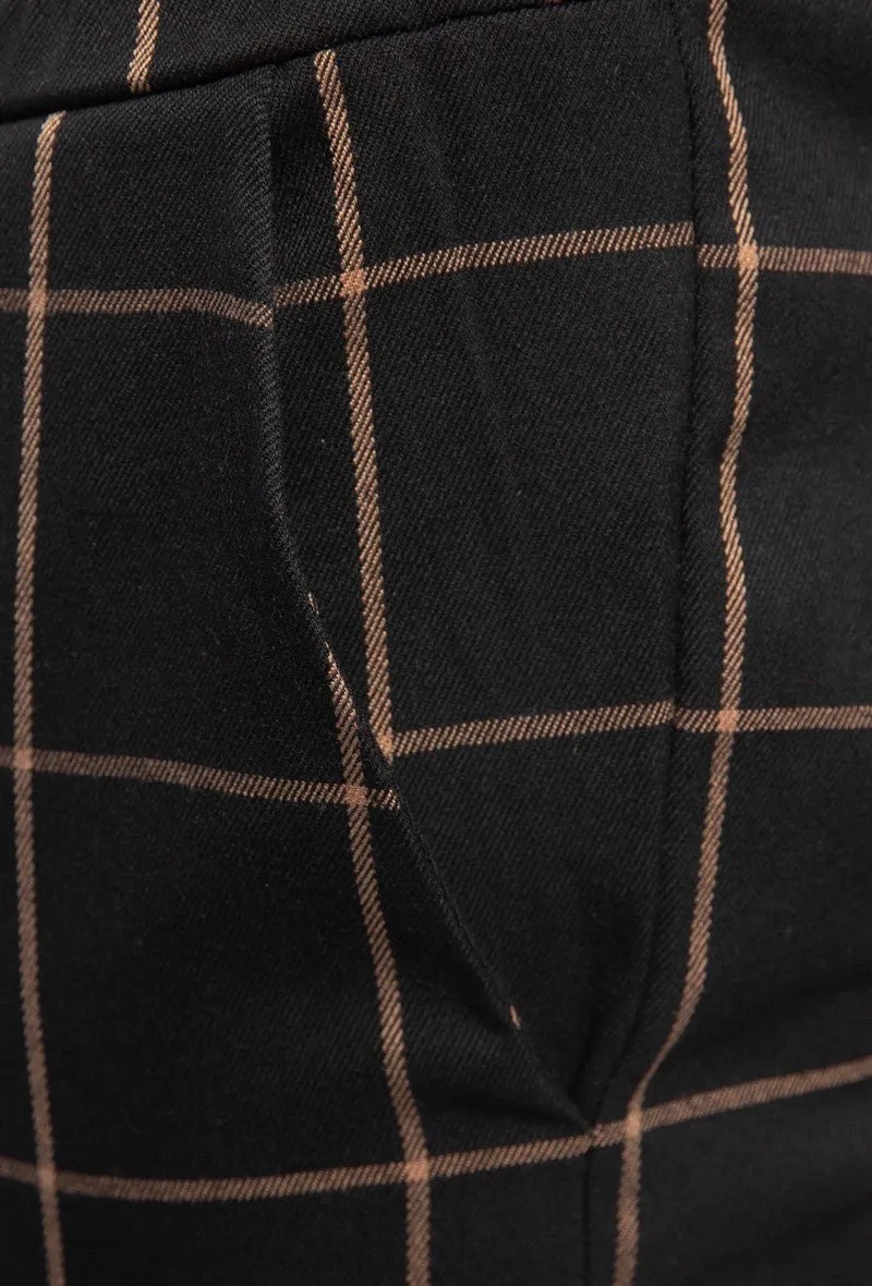 Pantalon à carreaux