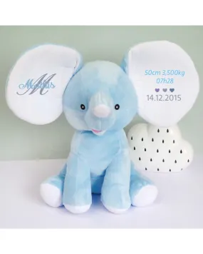 Peluche Éléphant bleu