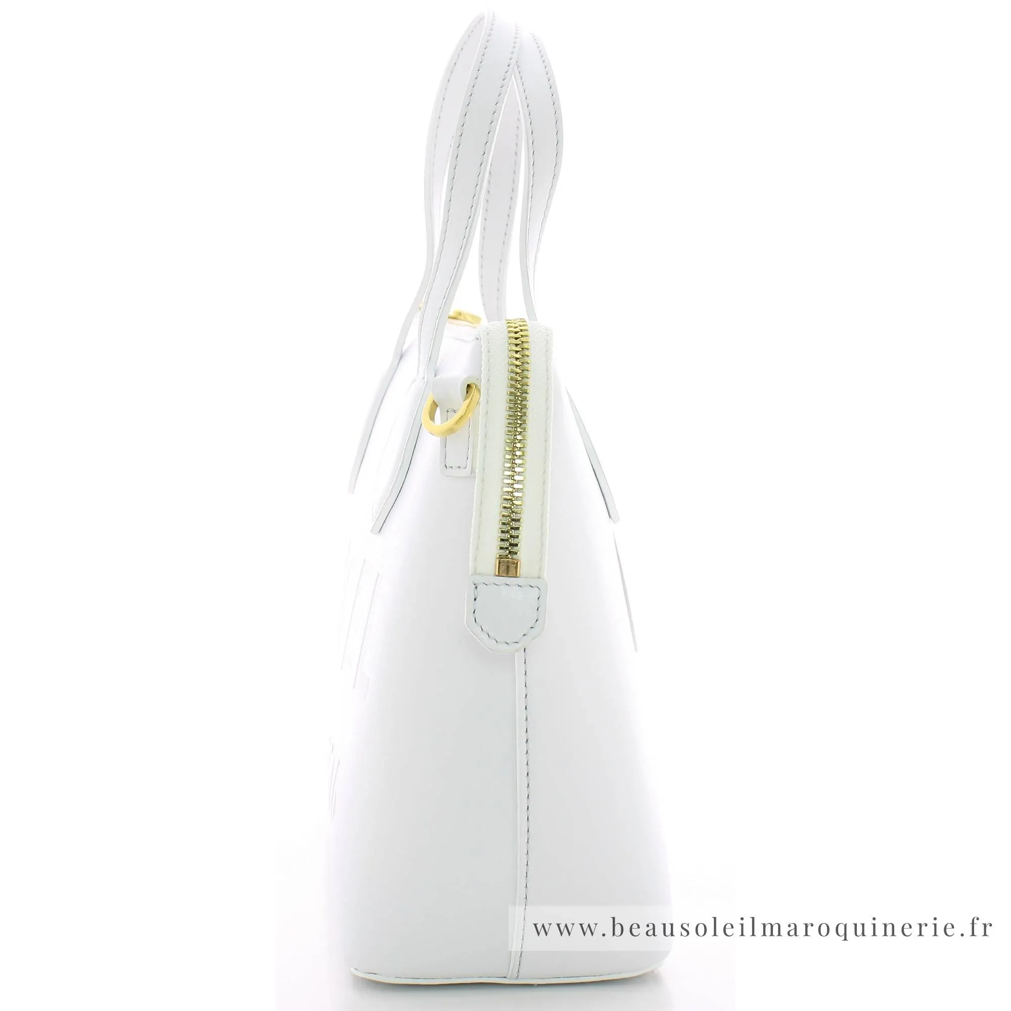 Petit sac cabas Lancel porté main Essential logo A12355