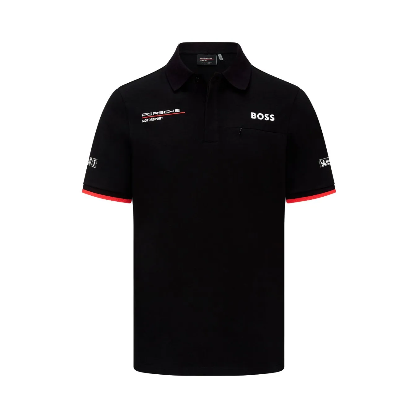 Polo PORSCHE Team Replica Noir pour homme