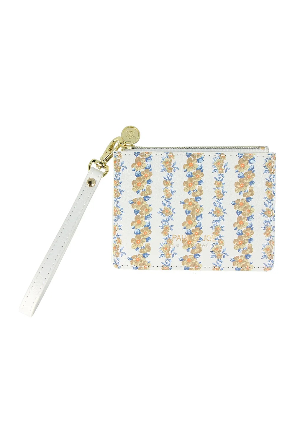 Porte-cartes motif floral