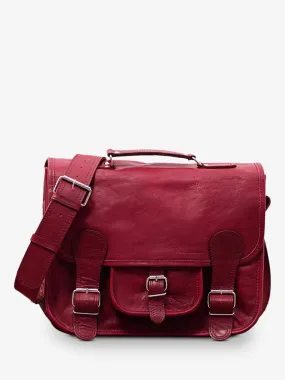 PORTE-DOCUMENTS CUIR BORDEAUX LeCartable - M - Bordeaux