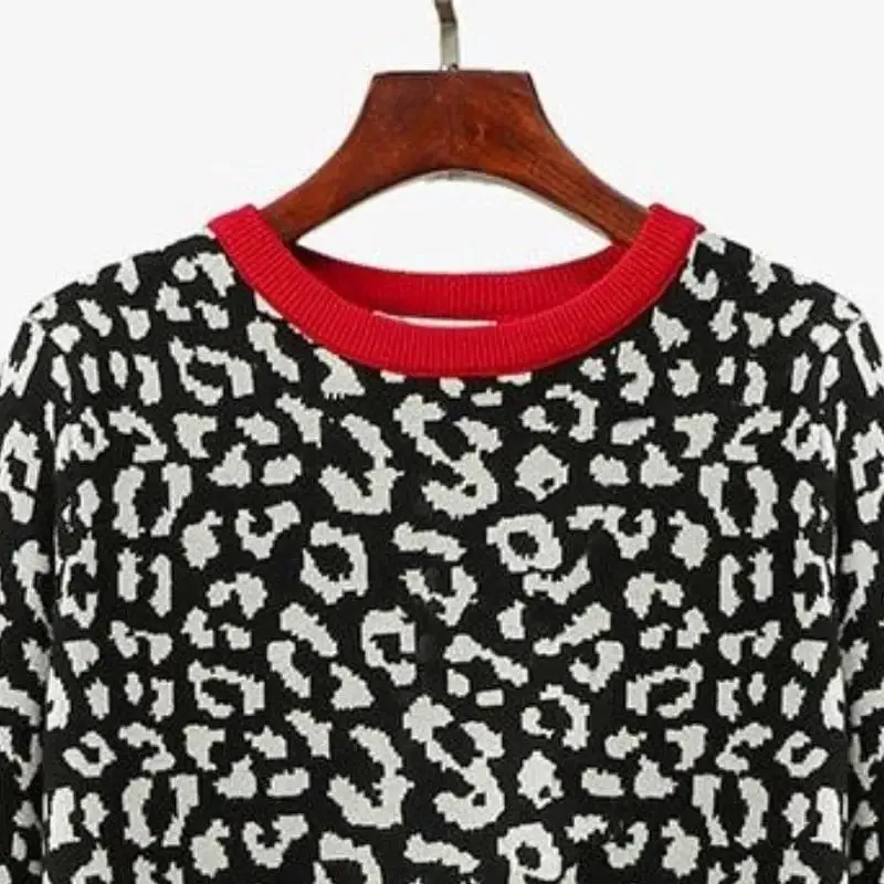 Pull Femme Motif Léopard