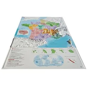 RELIEF FRANCE ADMINISTRATIVE 88X61 1 2 000 000